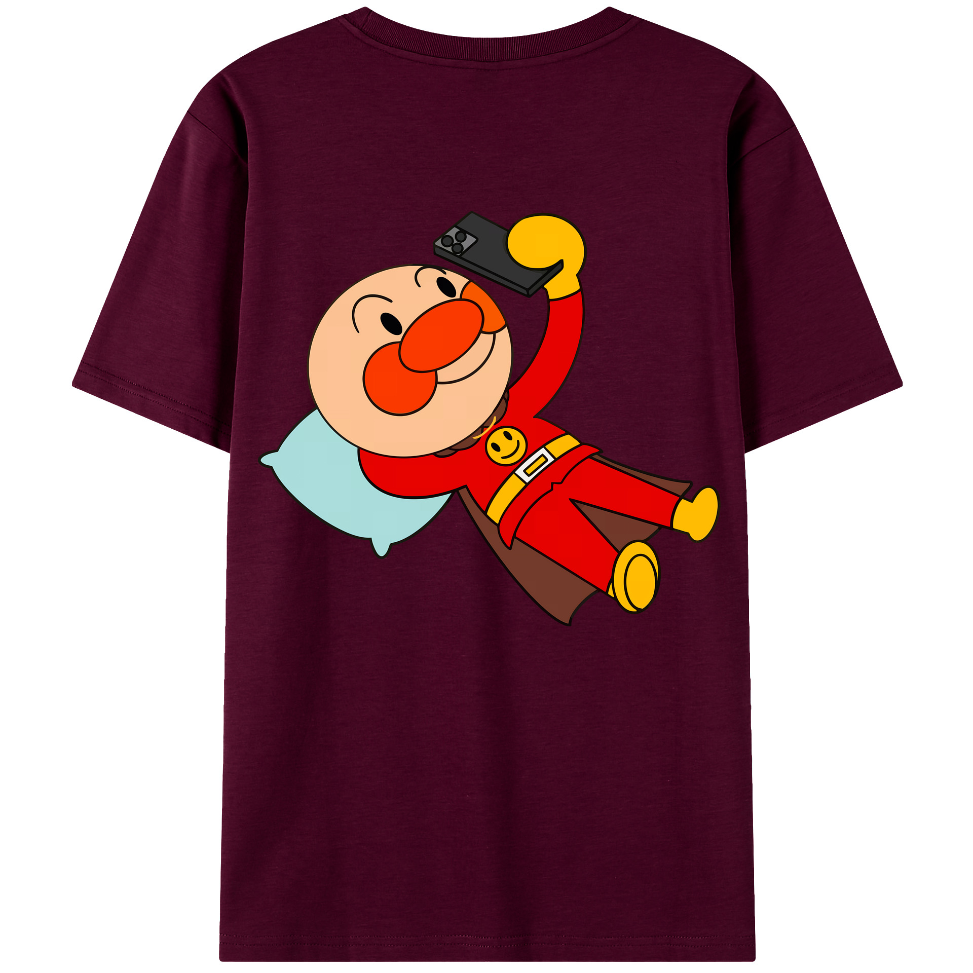 （画像用） アンパンマン Anpanman レディース半袖Tシャツ(バックプリント)